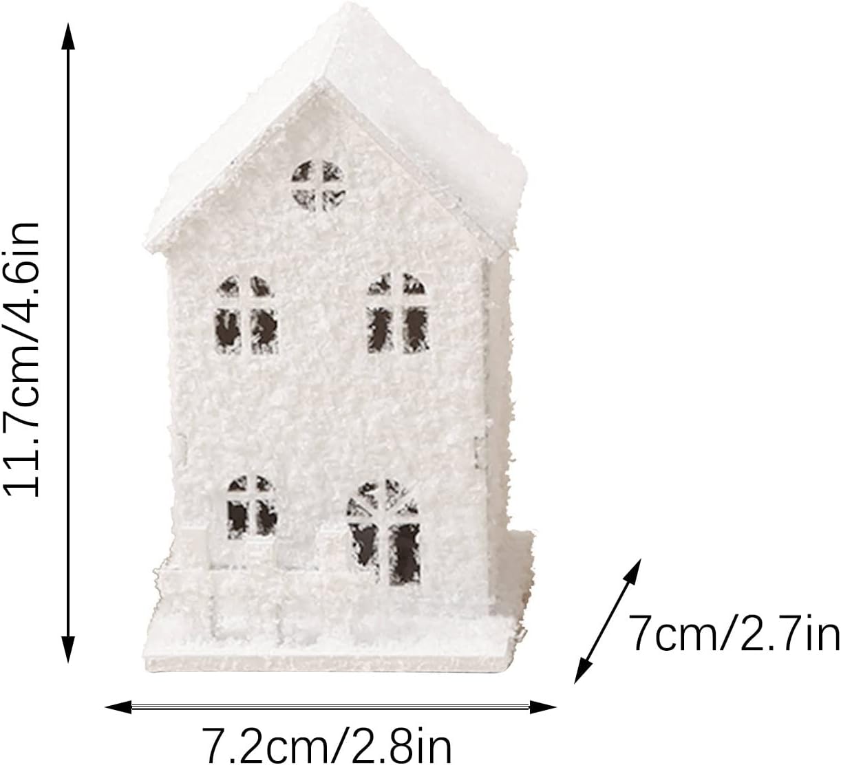 Miniature Snow House with LED Light