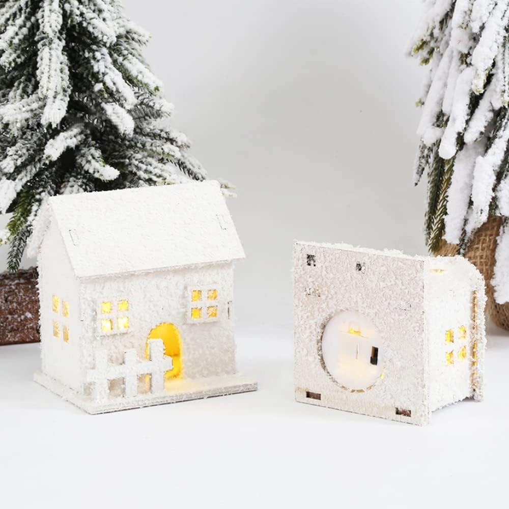 Miniature Snow House with LED Light