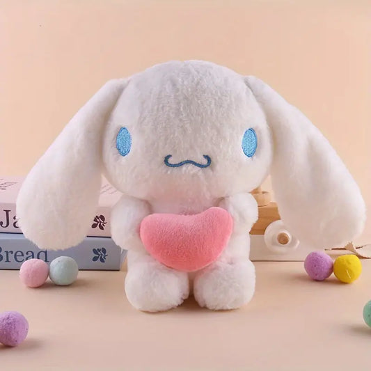Kawaii Sanrio Plush Mini Cinnamoroll with Pink Heart - 8inch