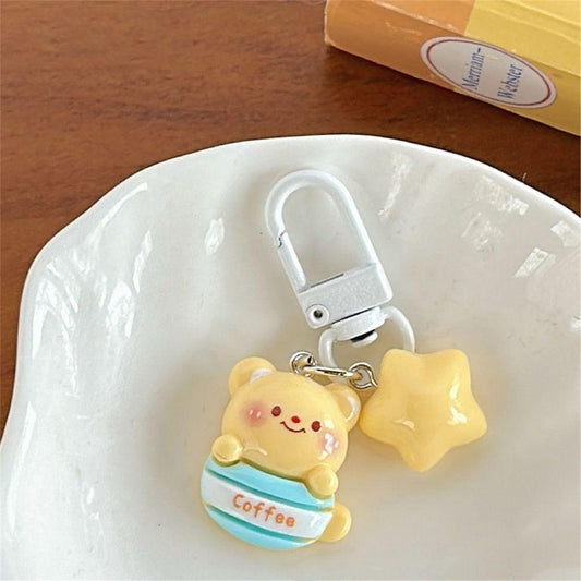 Star Butter Bear Keychain