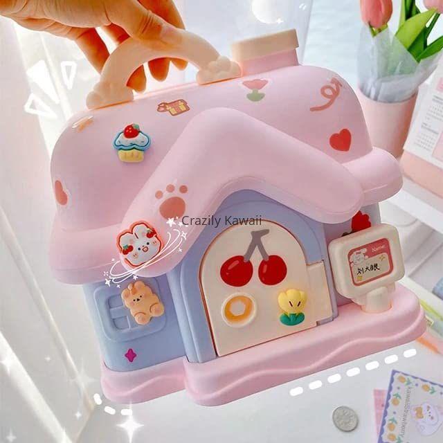 Kawaii Small House Piggy Bank