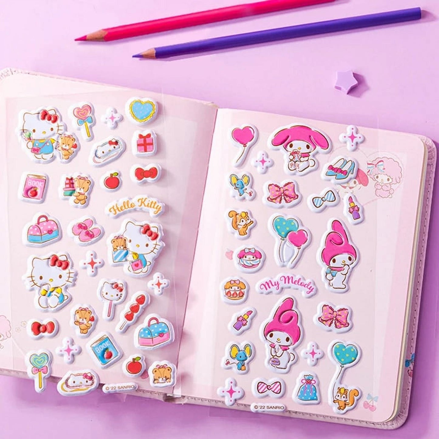 kawaii Sanrio Bubble Stickers