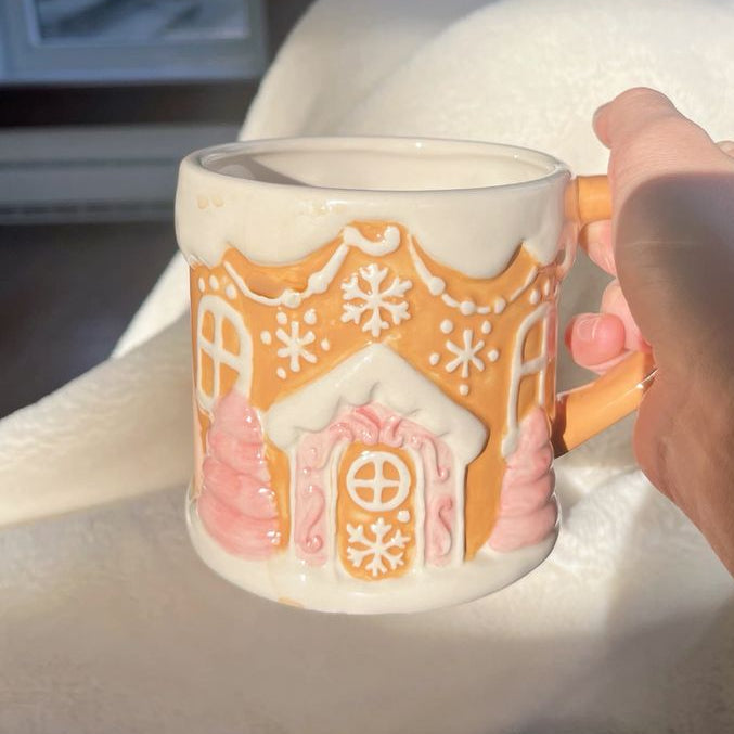 Pinterest Viral Gingerbread House Mug - 500ml
