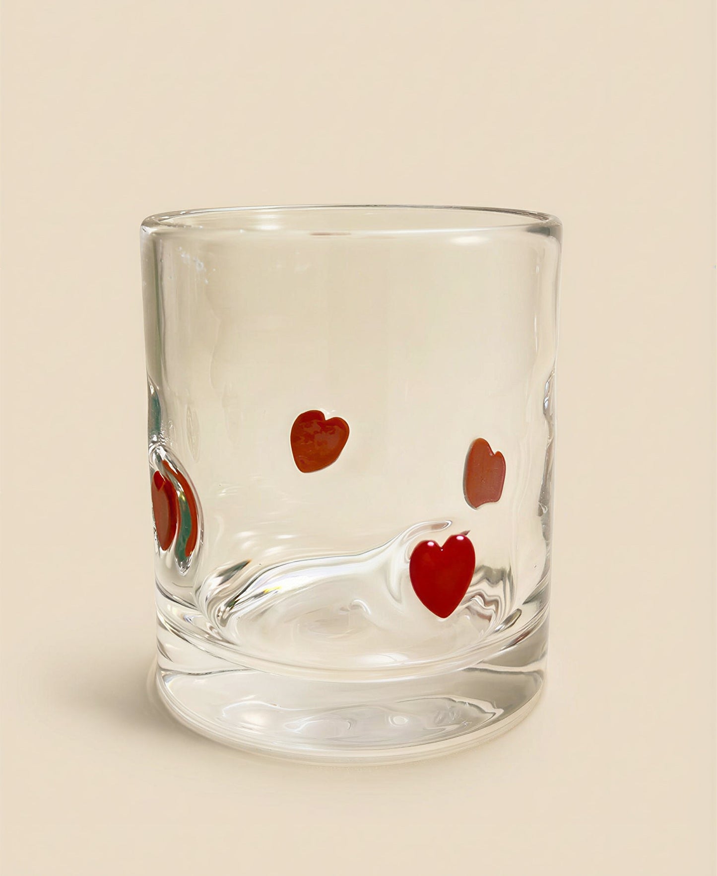 Heart Icon Glass Tumbler