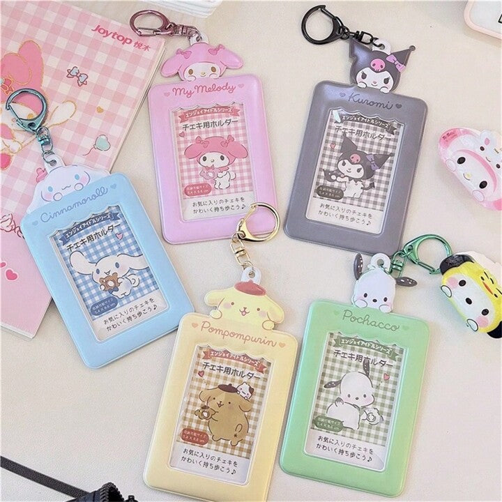 Sanrio Id Card Holder Keychain