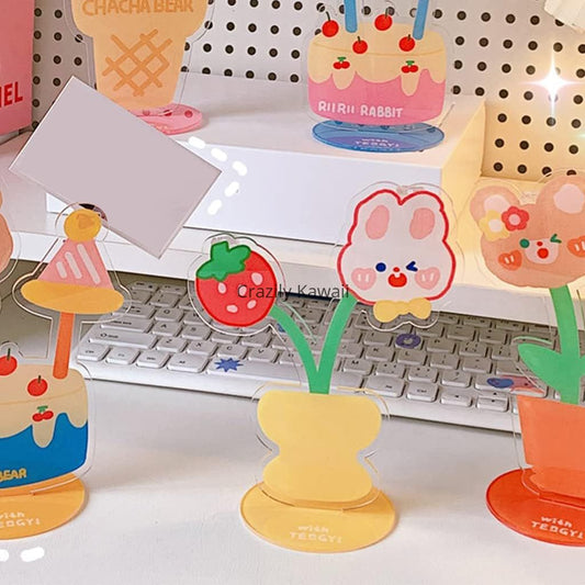 Kawaii Acrylic Memo/Paper/Photo Holder