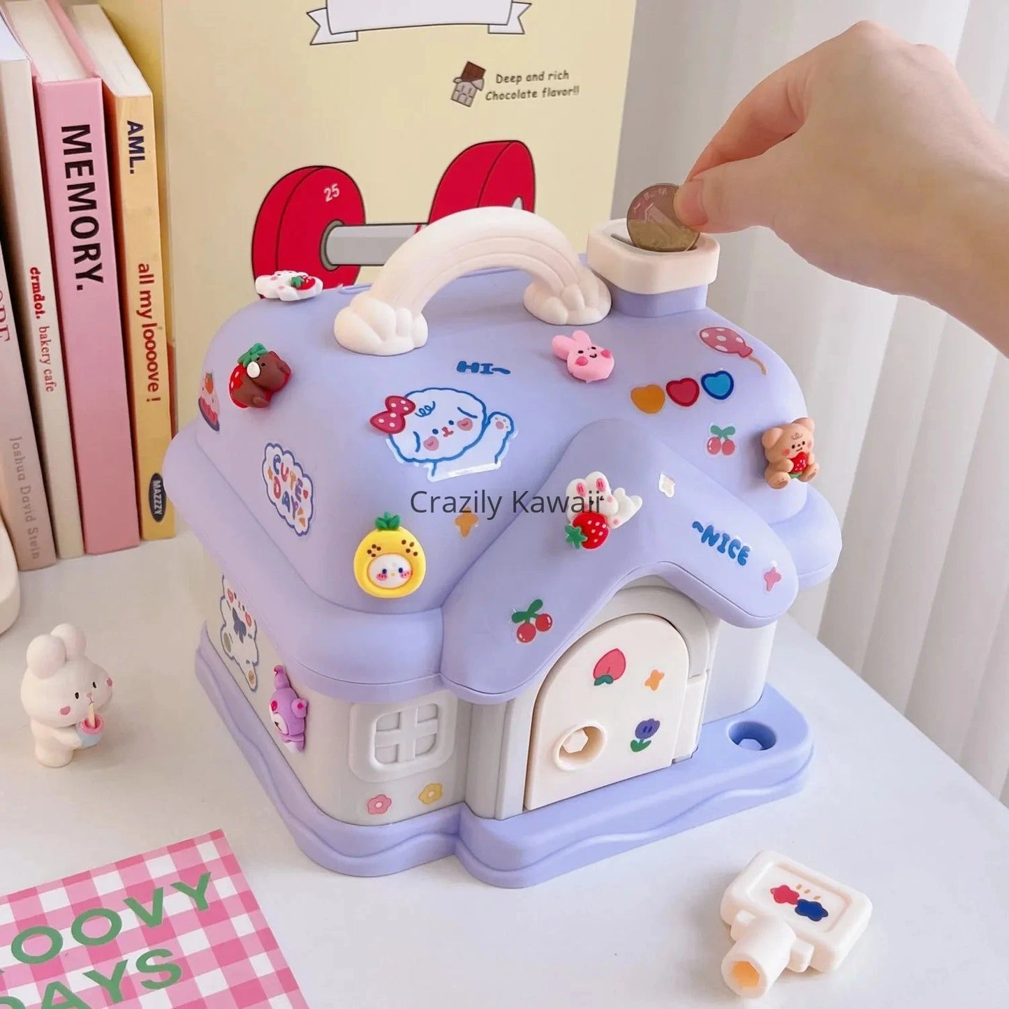 Kawaii Small House Piggy Bank