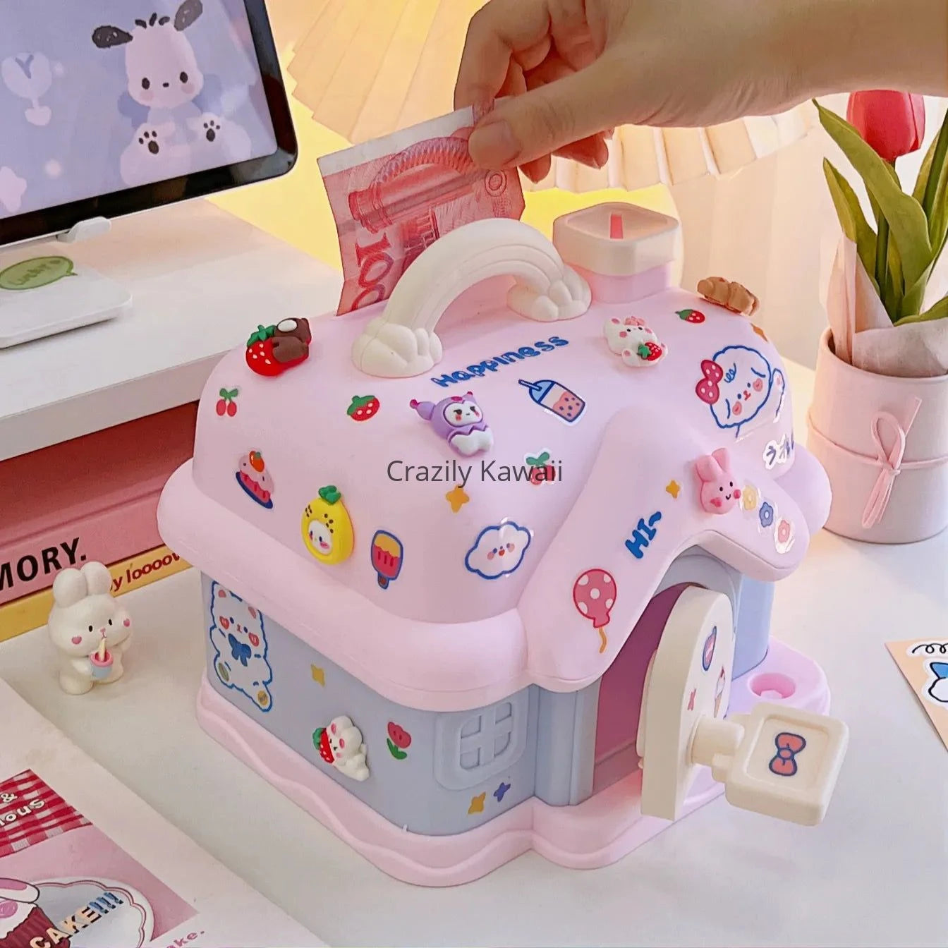 Kawaii Small House Piggy Bank