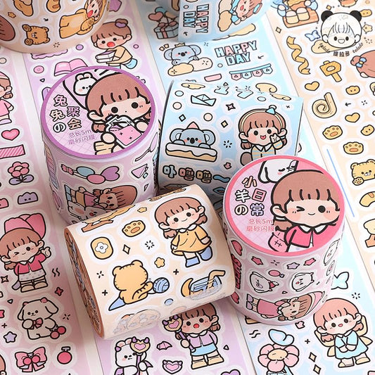 Kawaii Washi Tape Stickers