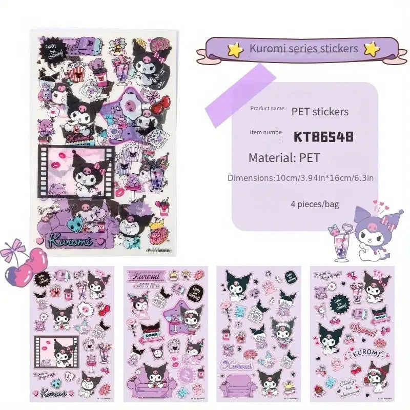 Kawaii Sanrio DIY Stickers-Official