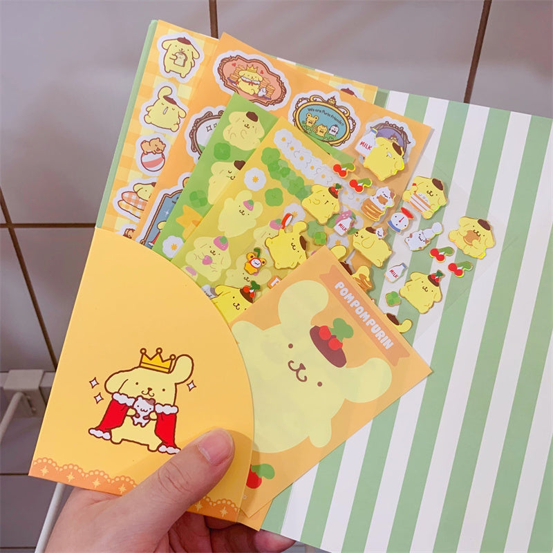 Sanrio Journal Scrapbook Stickers with Envelope