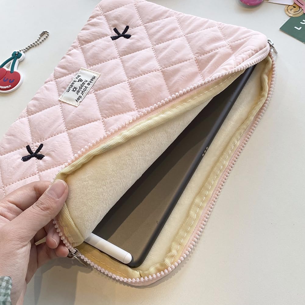 Coquette Bow Tie Puffy Laptop/Tab Case