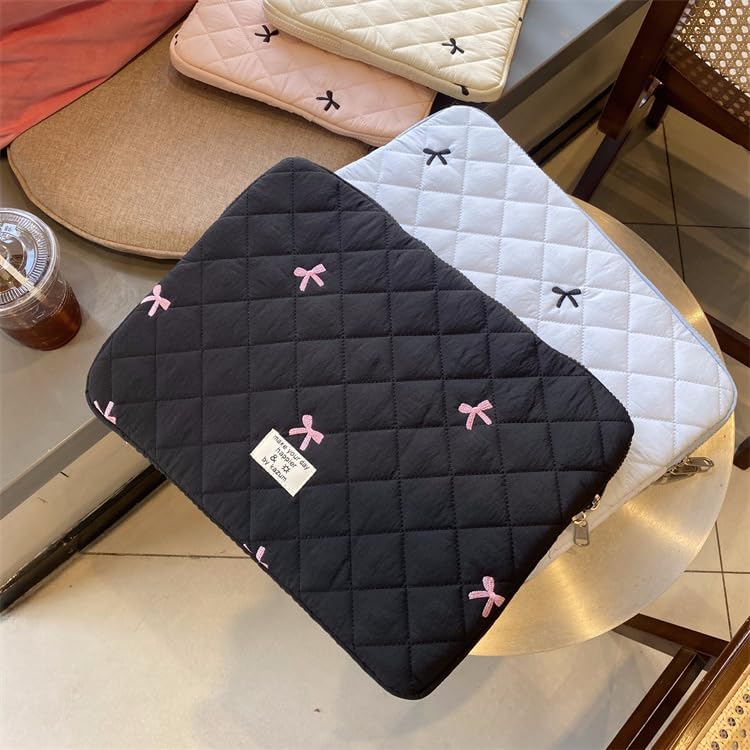 Coquette Bow Tie Puffy Laptop/Tab Case