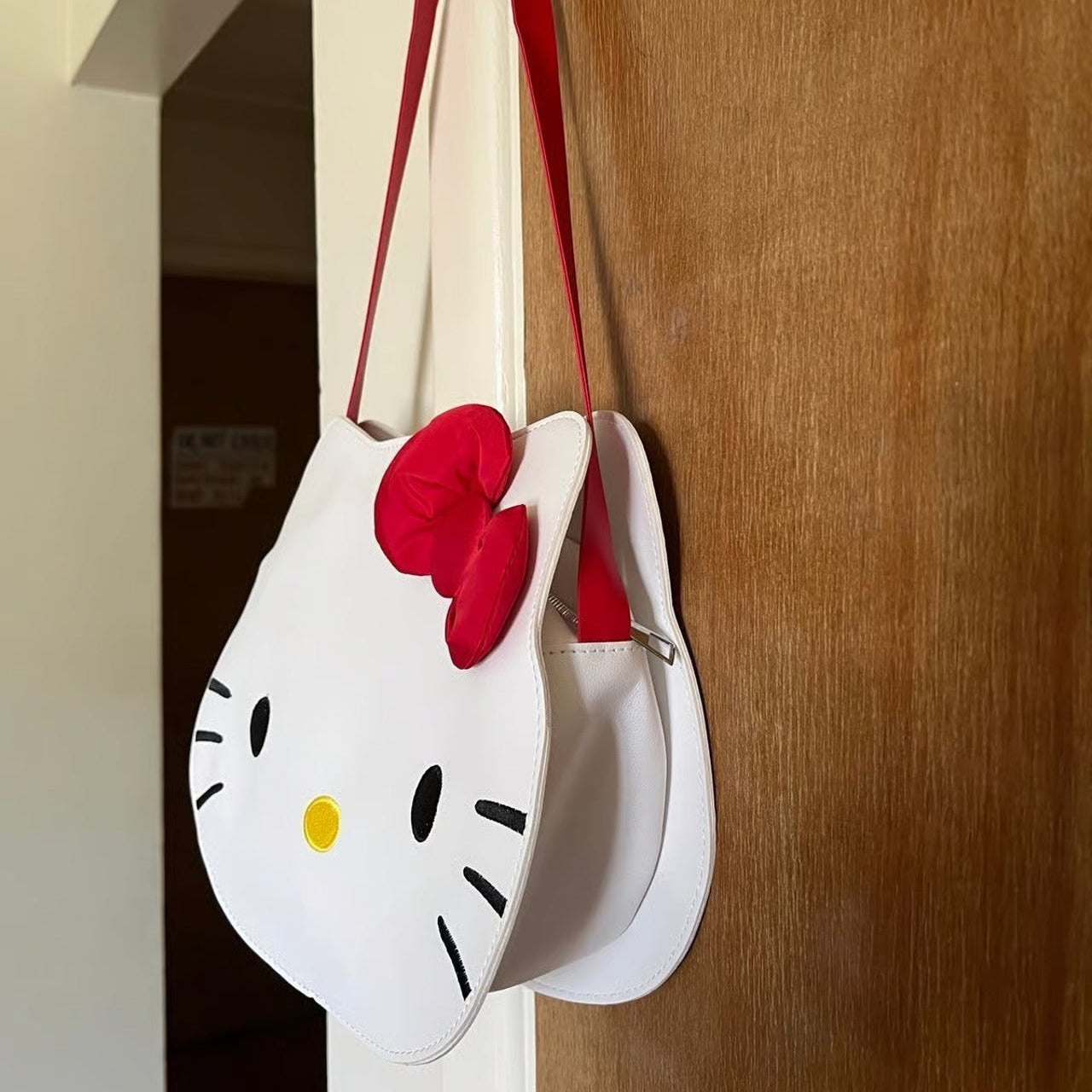 Cute Hello Kitty Normal Leather Tote Bag