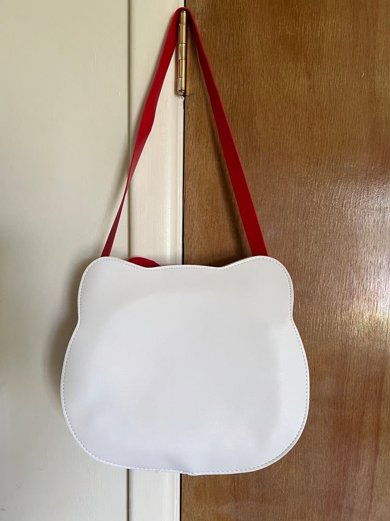 Cute Hello Kitty Normal Leather Tote Bag