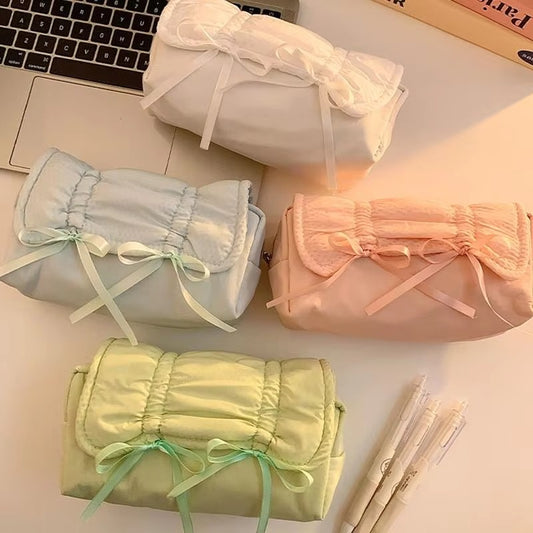 Korean Style Bow Pouch