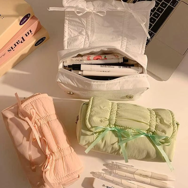 Korean Style Bow Pouch
