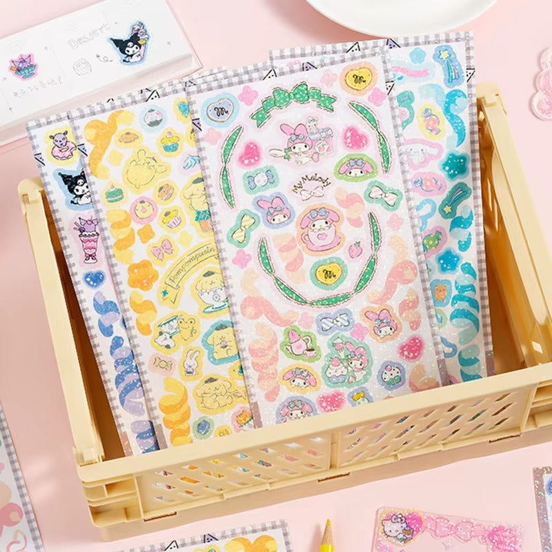 Sanrio Glittery Deco Stickers