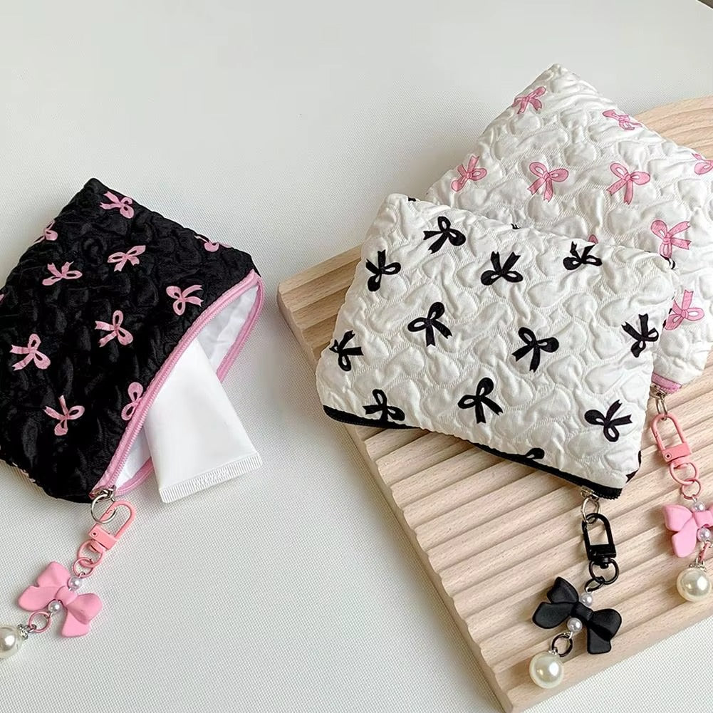 Bowknot Coin Pouch with Keycharm