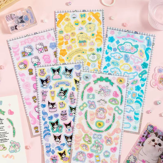 Sanrio Glittery Deco Stickers