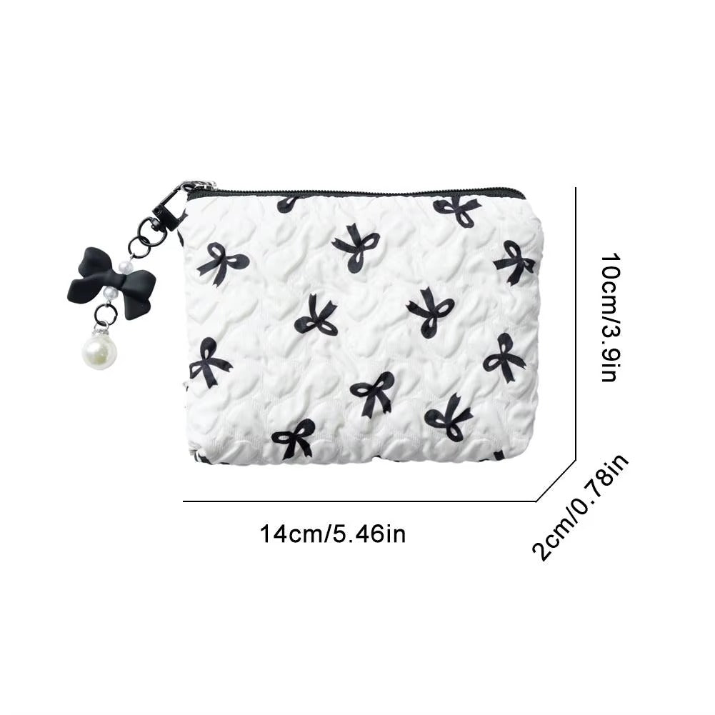 Bowknot Coin Pouch with Keycharm