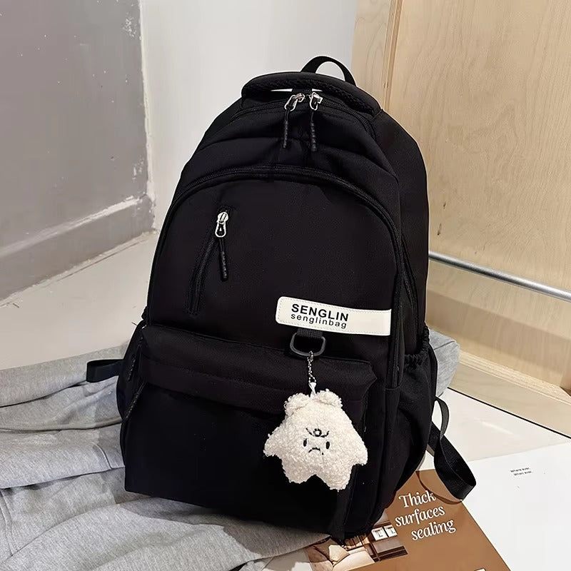 Korean Japanese White Backpack