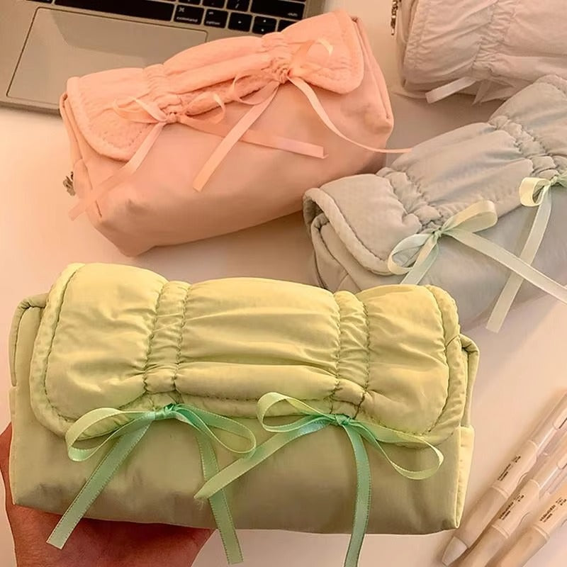 Korean Style Bow Pouch