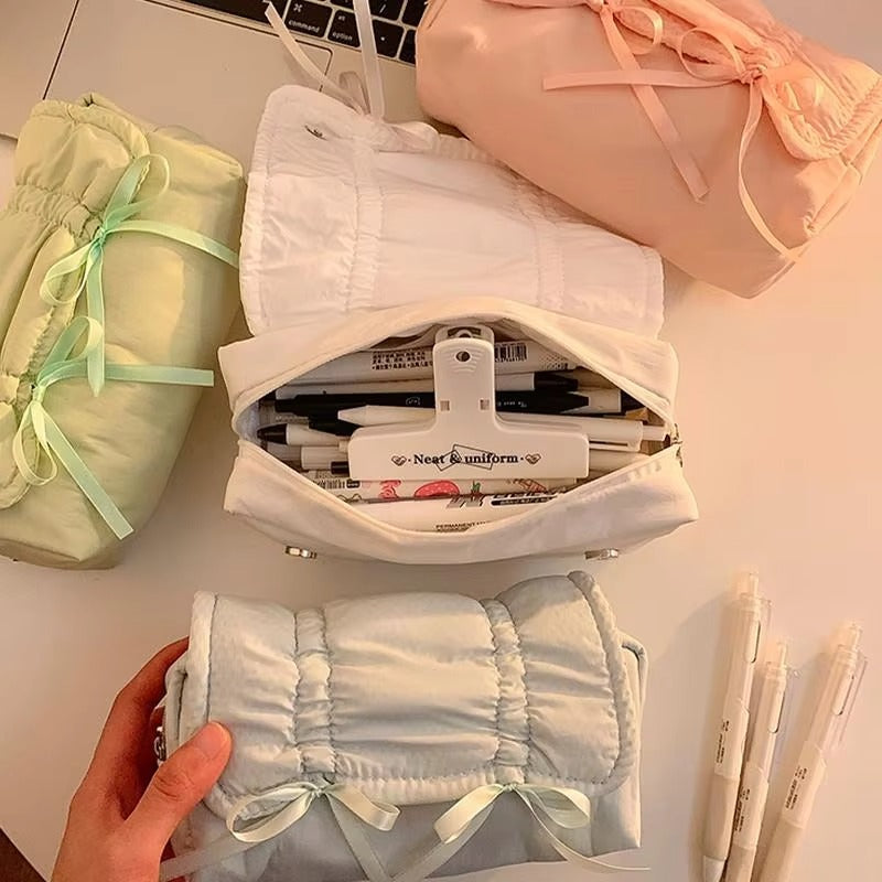 Korean Style Bow Pouch