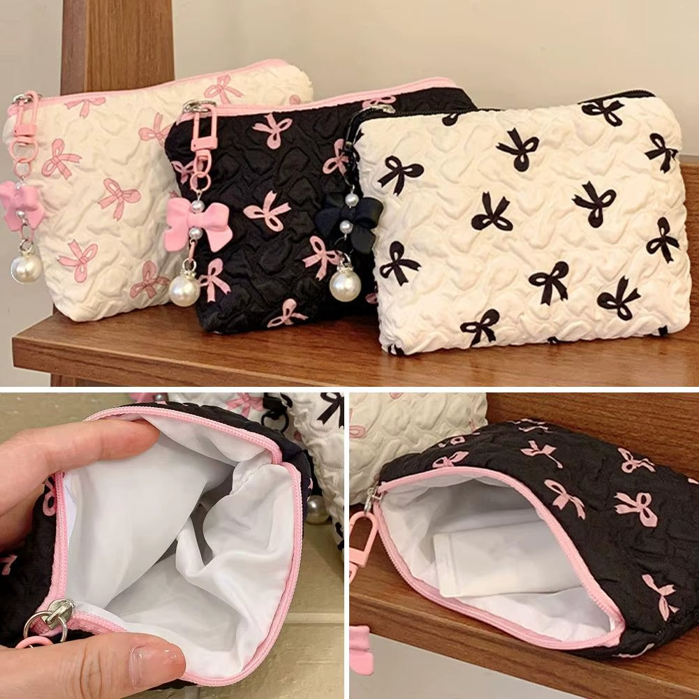 Bowknot Coin Pouch with Keycharm