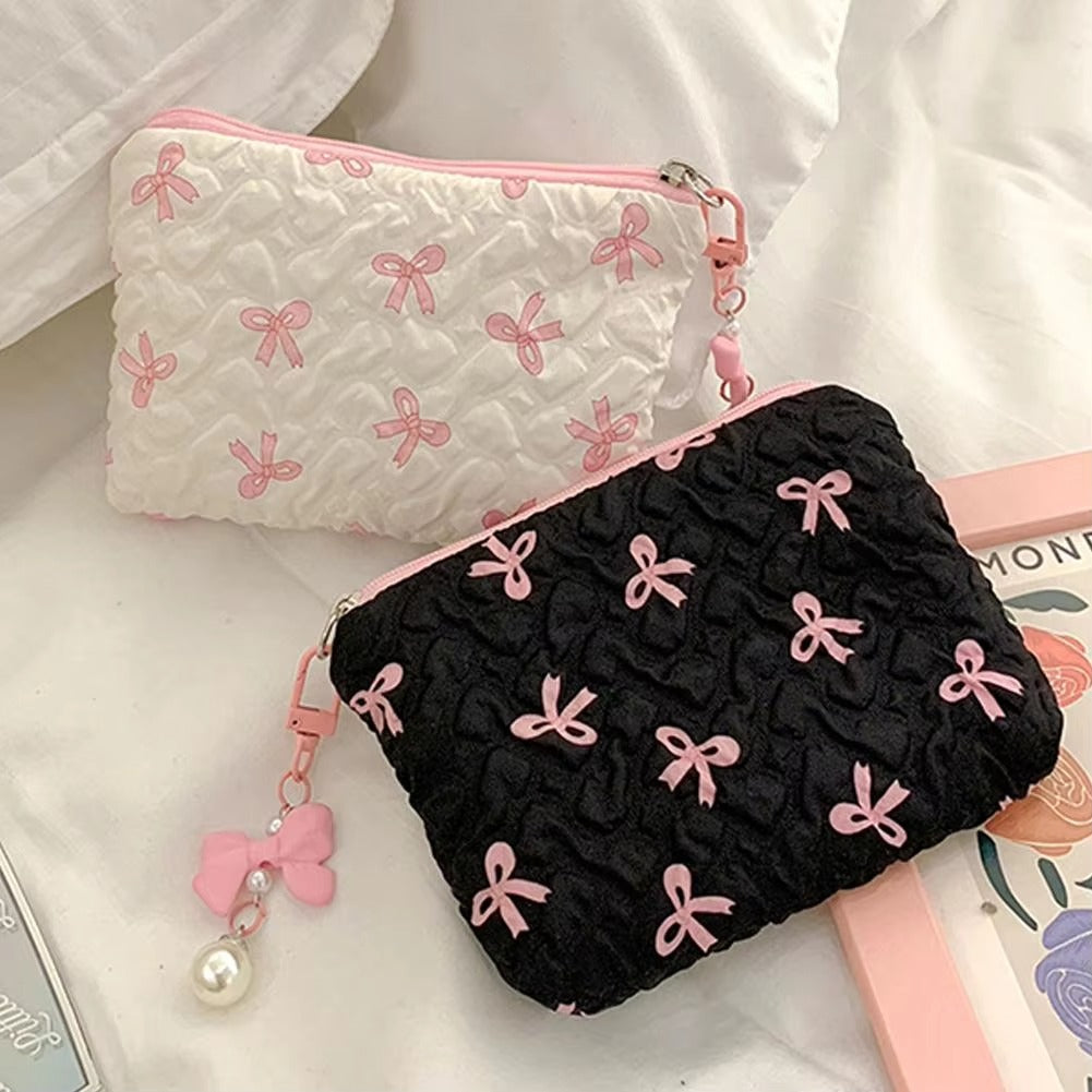 Bowknot Coin Pouch with Keycharm