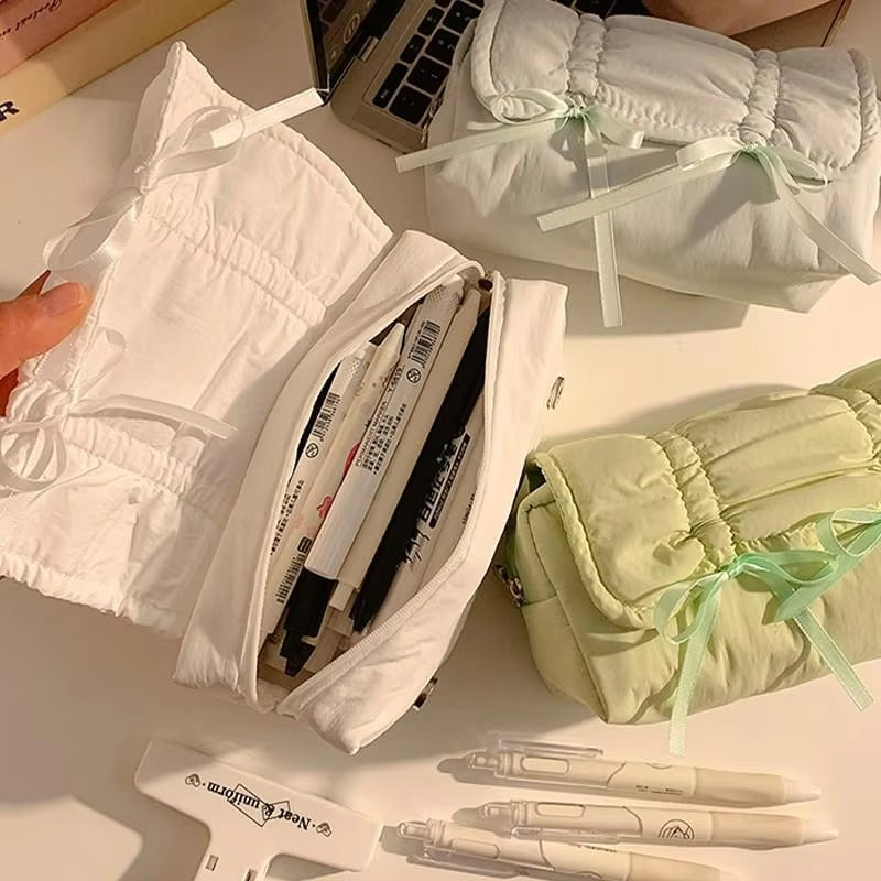 Korean Style Bow Pouch