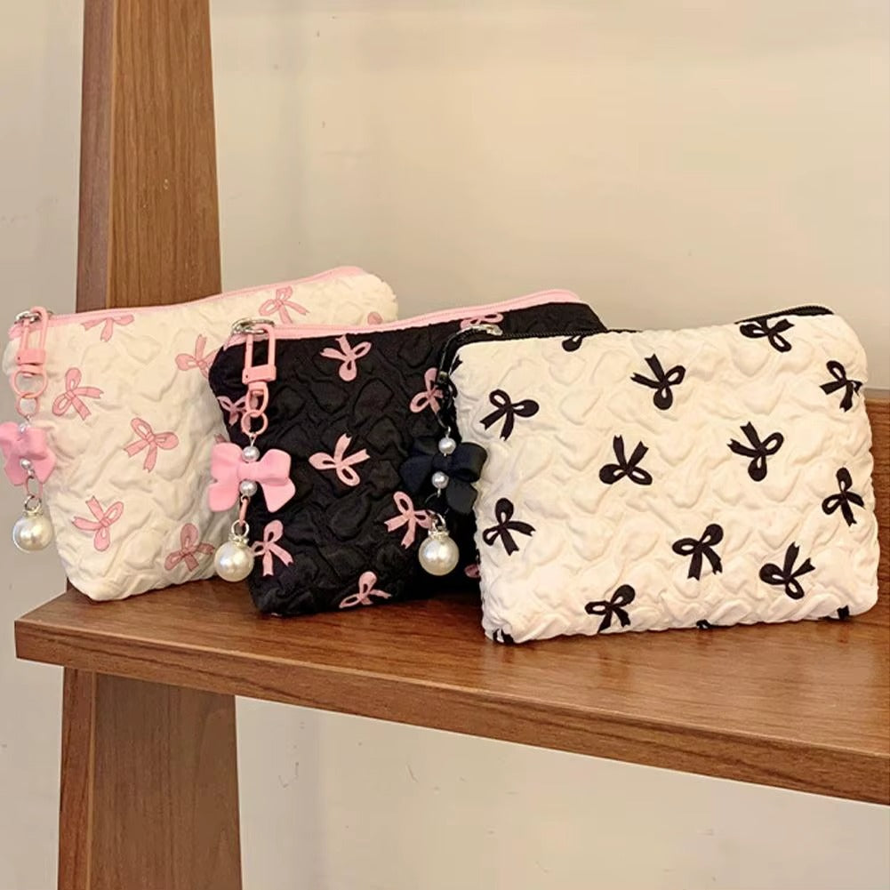 Bowknot Coin Pouch with Keycharm