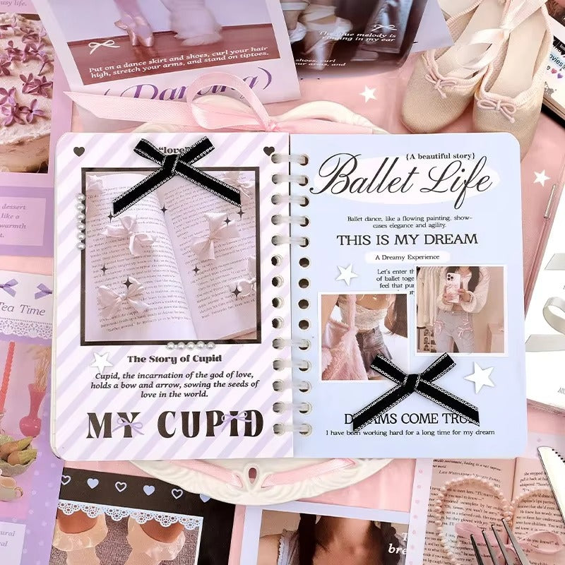 Korean Ballet Holiday Scrapbooking Sheets - 50 pcs