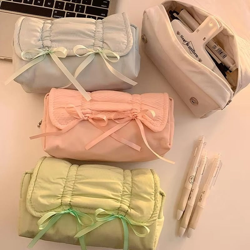 Korean Style Bow Pouch