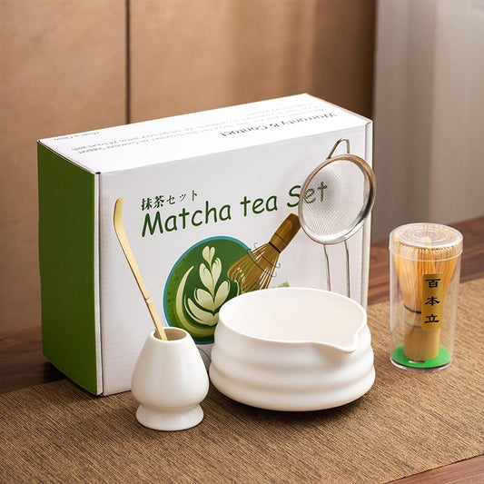 Smooth Finish Japanese Matcha Gift Bowl Set