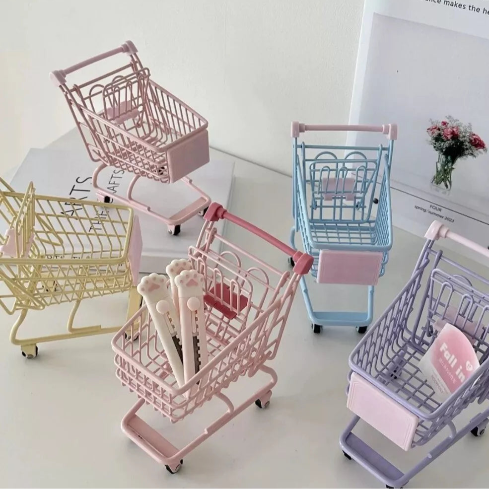 Mini Shopping Cart Trolley - Metal