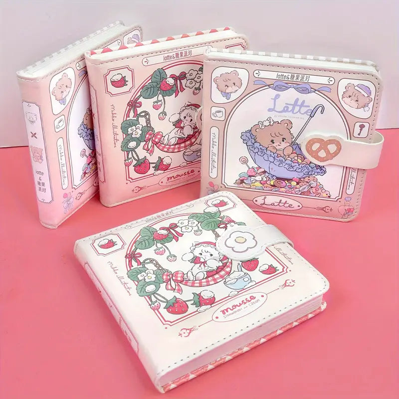 Mikku Strawberry Small Journal Diary - Red