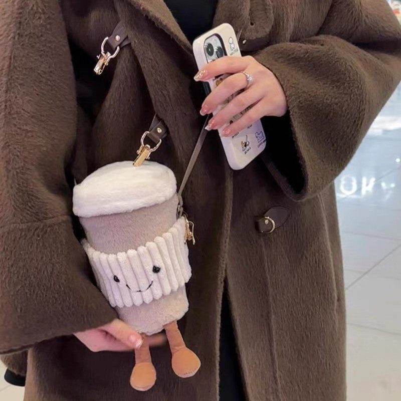 Milk Tea/Coffee Cup Crossbody Bag