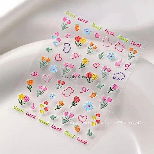 Floral Nail Stickers