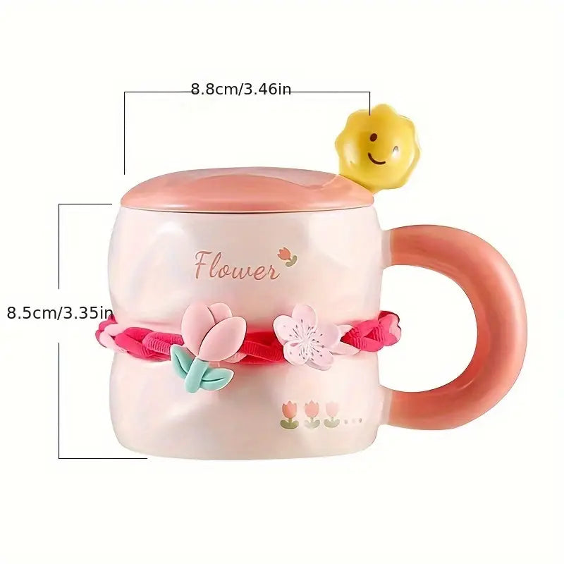 Pinterest Ceramic Floral Mug