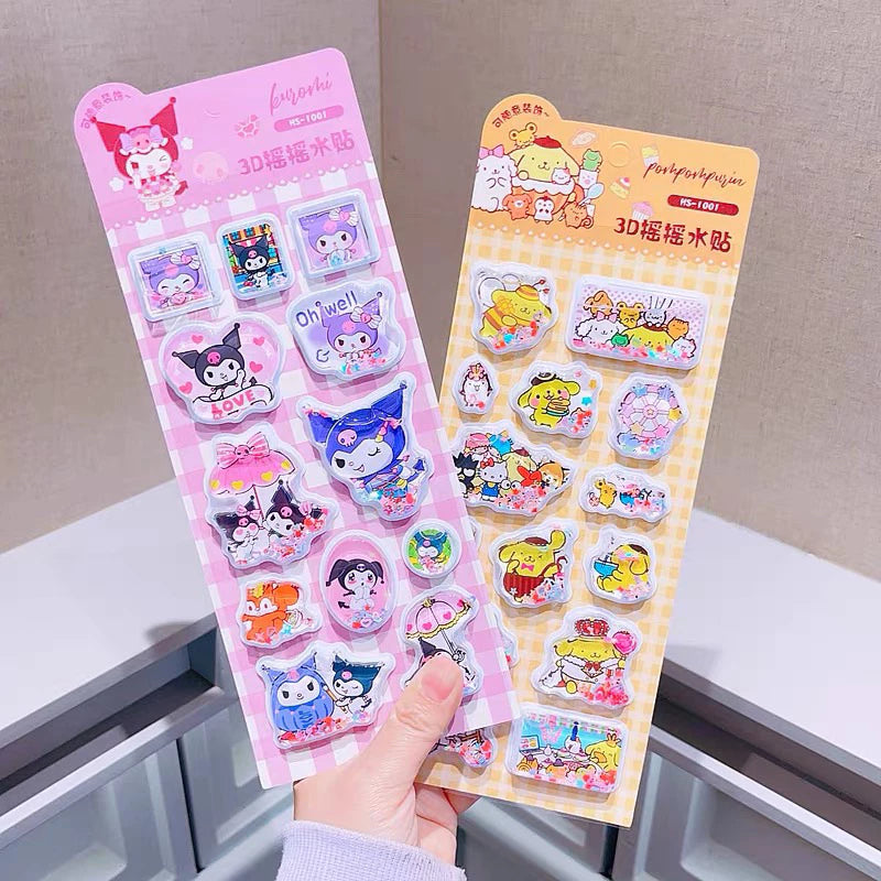 Sanrio 3D Water Stickers
