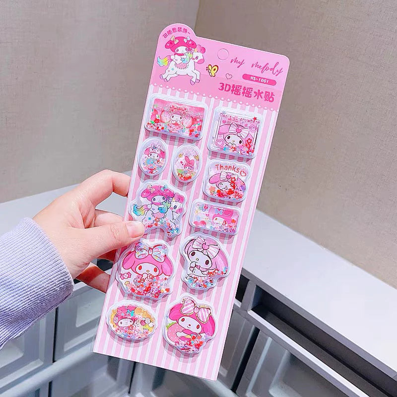 Sanrio 3D Water Stickers