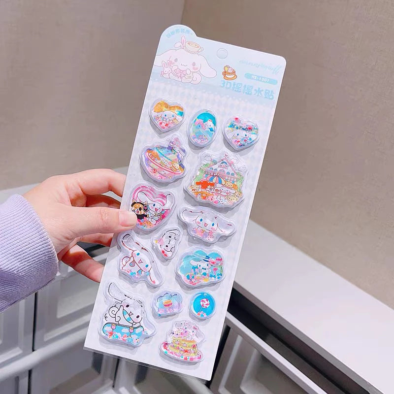 Sanrio 3D Water Stickers