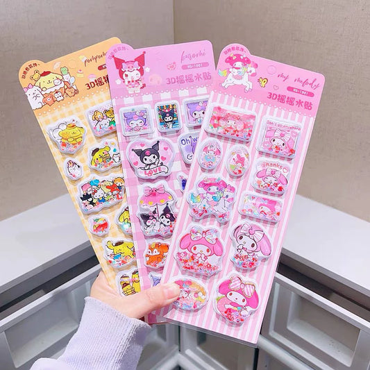 Sanrio 3D Water Stickers