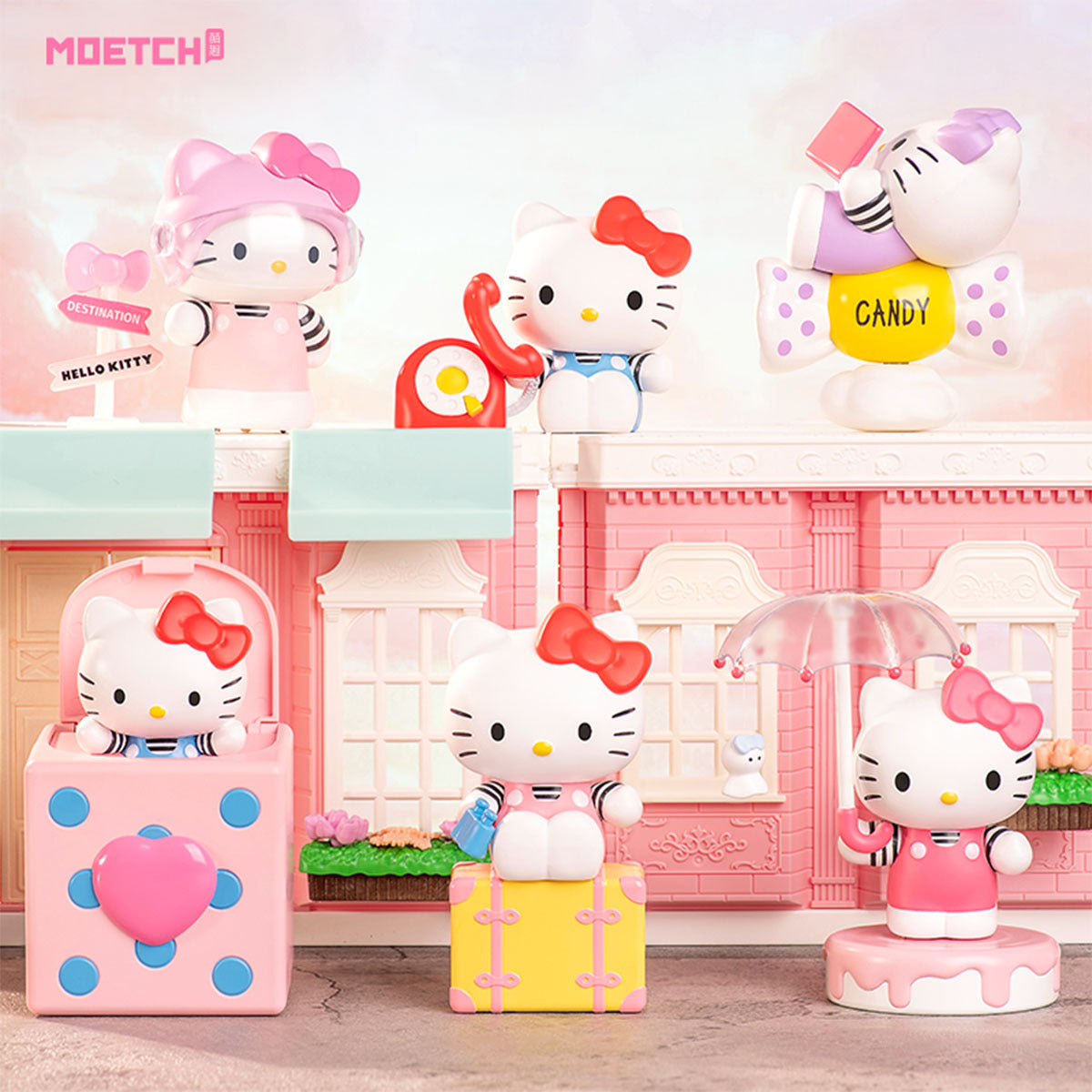 Hello Kitty Lovely Signal Series Cute Movable Toy Blind Box