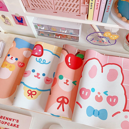 Kawaii Waterproof Desk Pad