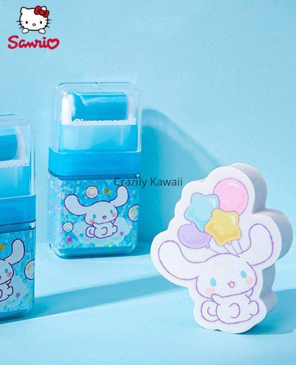 Sanrio Roller and Character Eraser Set