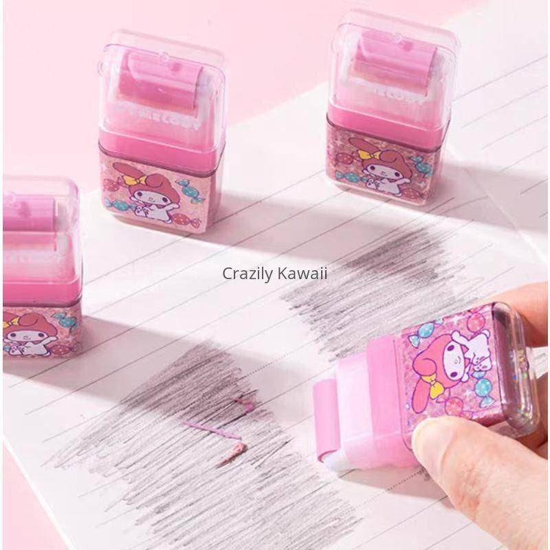 Sanrio Roller and Character Eraser Set