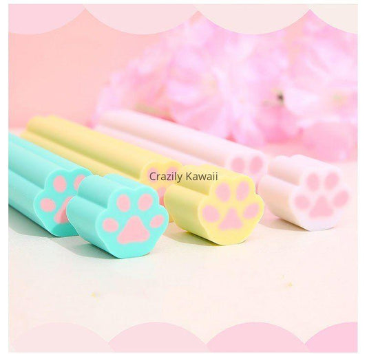 Paw Shape Long Eraser