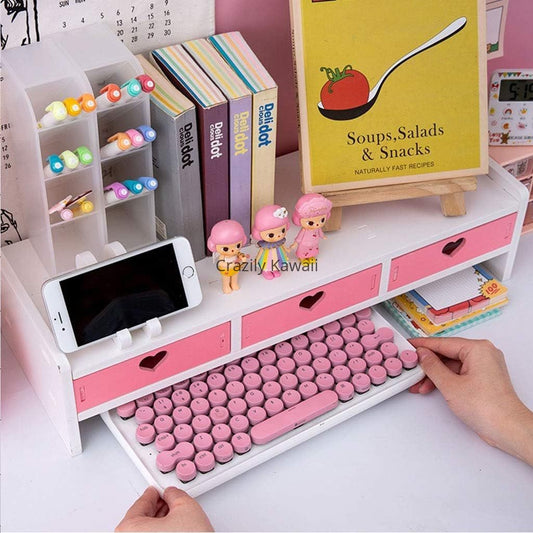 Desktop Storage Rack With Drawers -  Ready to Ship